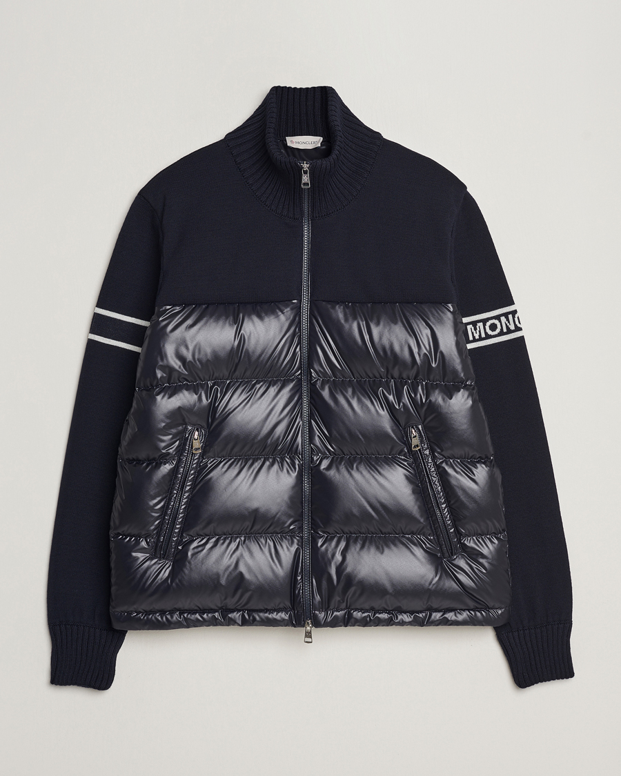 Herre | Jakker | Moncler | Down Hybrid Jacket Navy