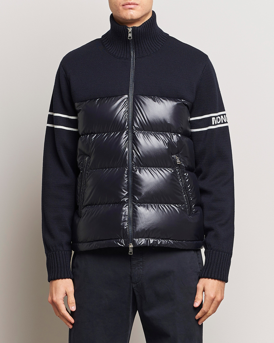 Herre | Jakker | Moncler | Down Hybrid Jacket Navy