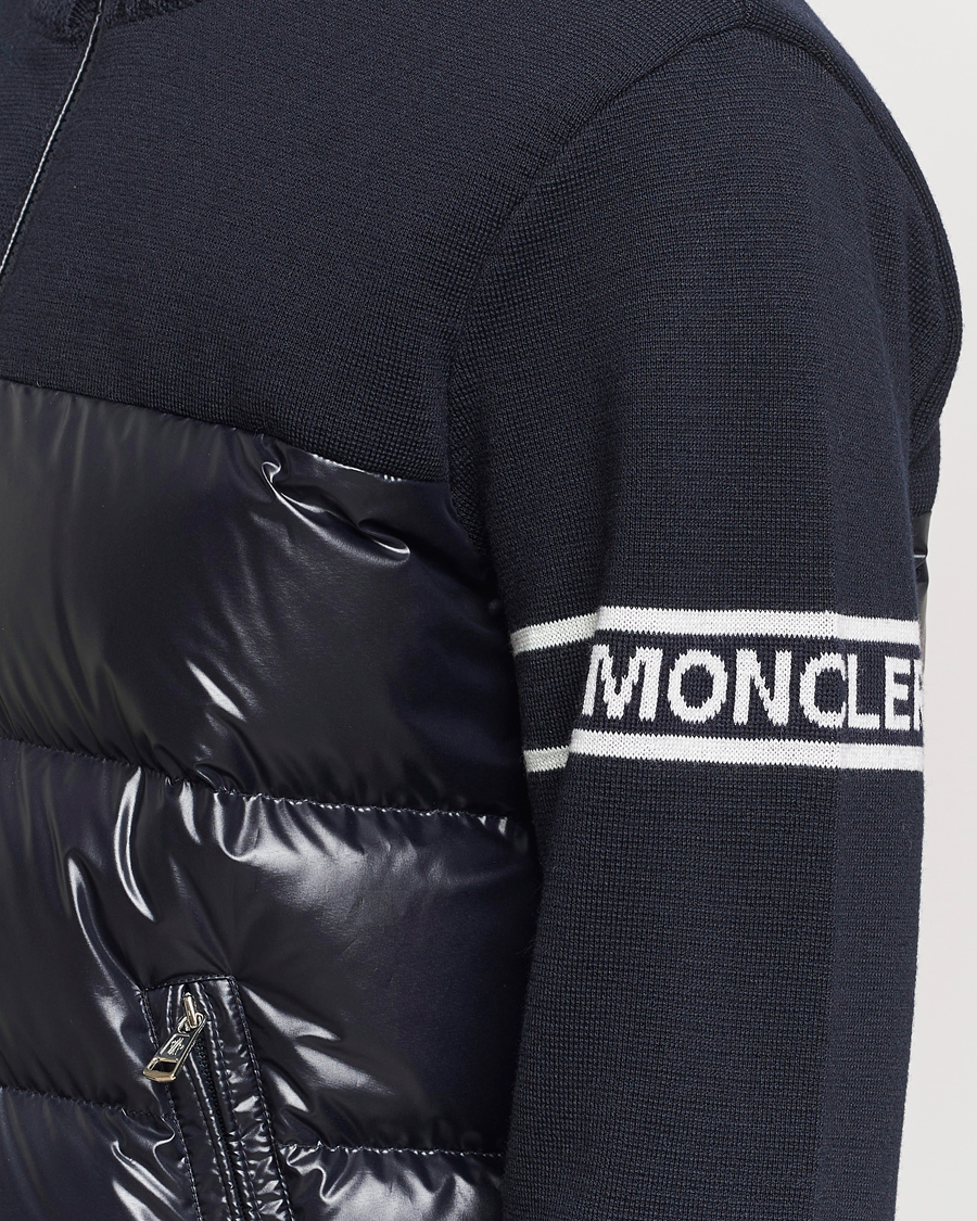 Herre | Jakker | Moncler | Down Hybrid Jacket Navy