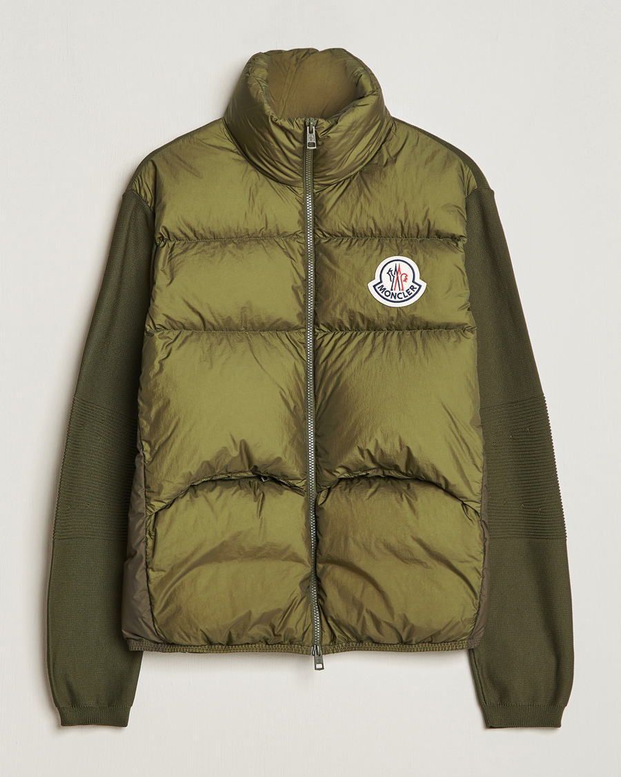 Herre | Trøjer | Moncler | Hybrid Cardigan Military Green