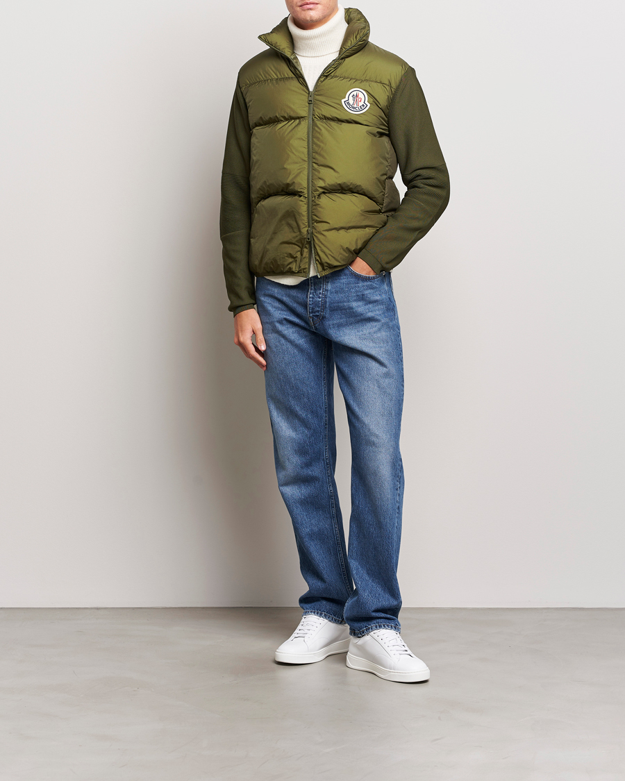 Herre | Trøjer | Moncler | Hybrid Cardigan Military Green