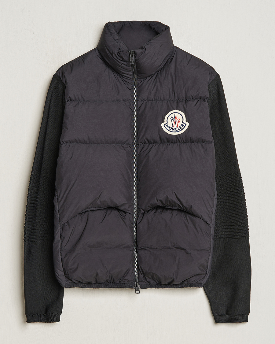 Herre | Trøjer | Moncler | Hybrid Cardigan Black