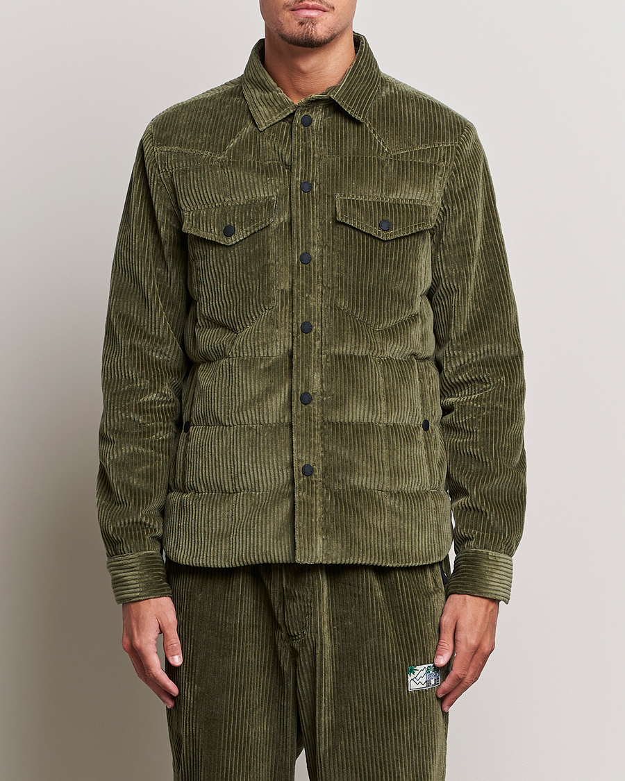 Herre | Sport | Moncler Grenoble | Gelt Corduroy Shirt Jacket Olive