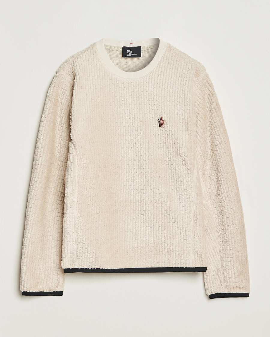 Herre | Trøjer | Moncler Grenoble | Fluffy Sweatshirt White