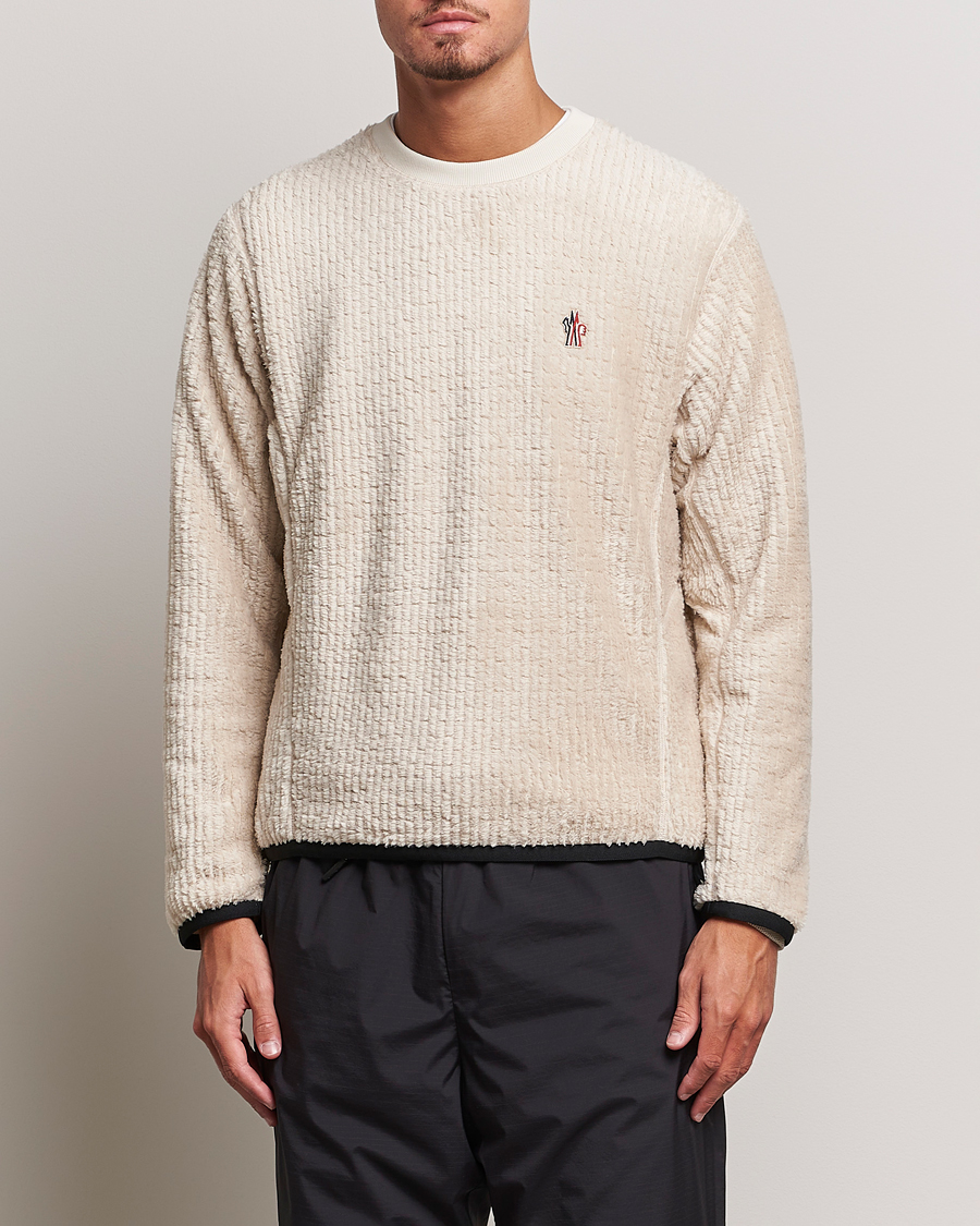 Herre | Sweatshirts | Moncler Grenoble | Fluffy Sweatshirt White