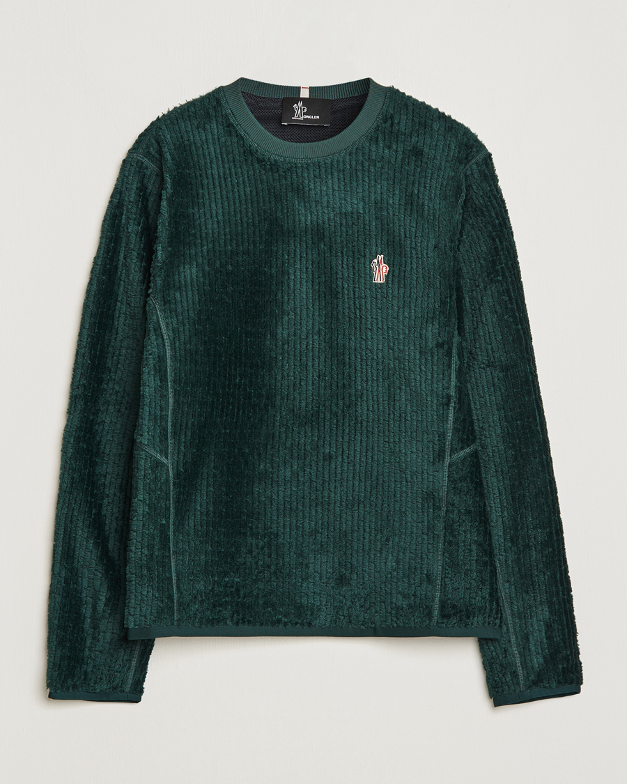 Herre | Trøjer | Moncler Grenoble | Fluffy Sweatshirt Green