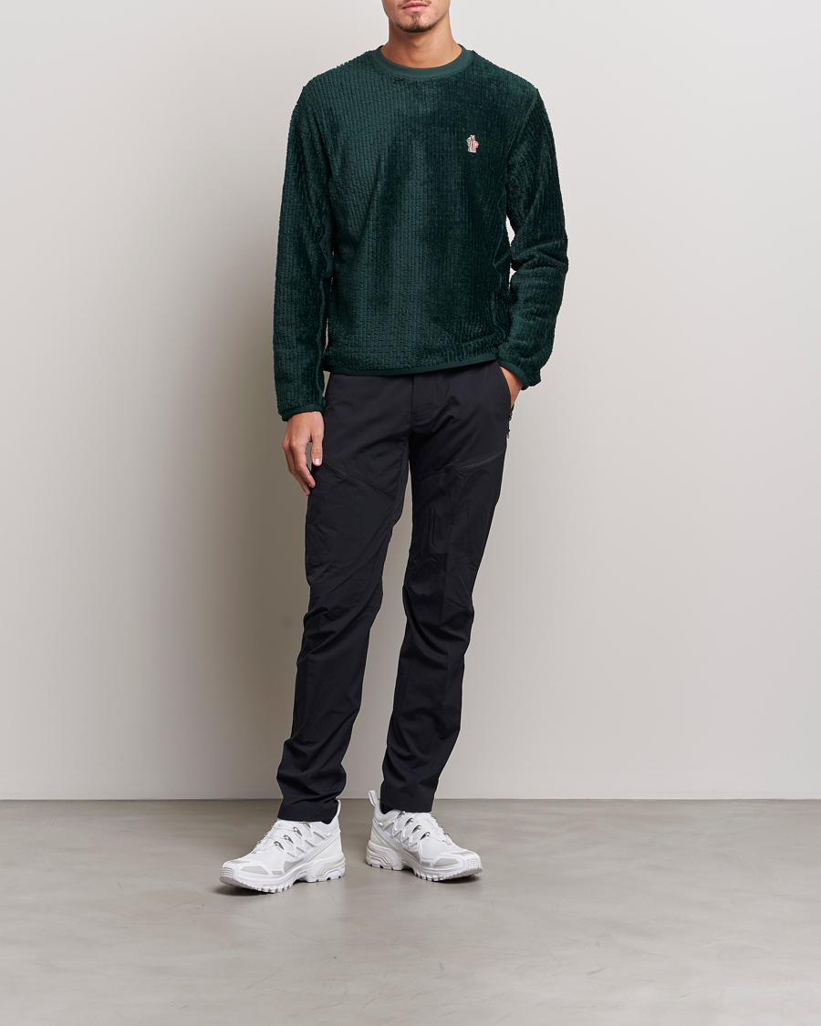 Herre | Trøjer | Moncler Grenoble | Fluffy Sweatshirt Green
