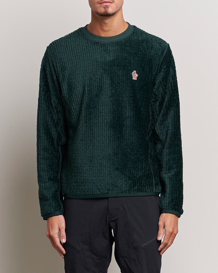 Herre | Moncler | Moncler Grenoble | Fluffy Sweatshirt Green