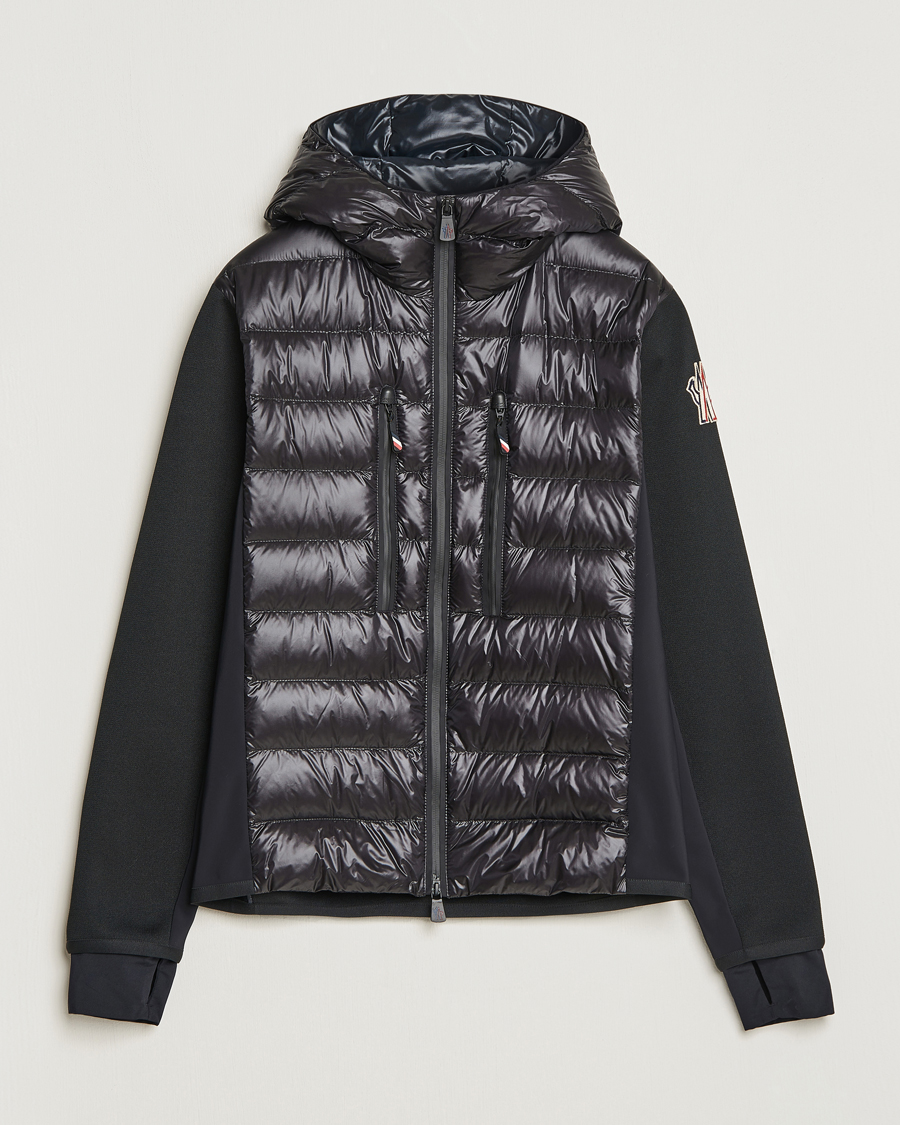 Herre | Trøjer | Moncler Grenoble | Hybrid Zip Cardigan Black