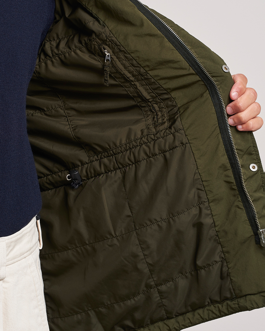 Herre | Jakker | Aspesi | Garment Dyed Field Jacket Dark Military