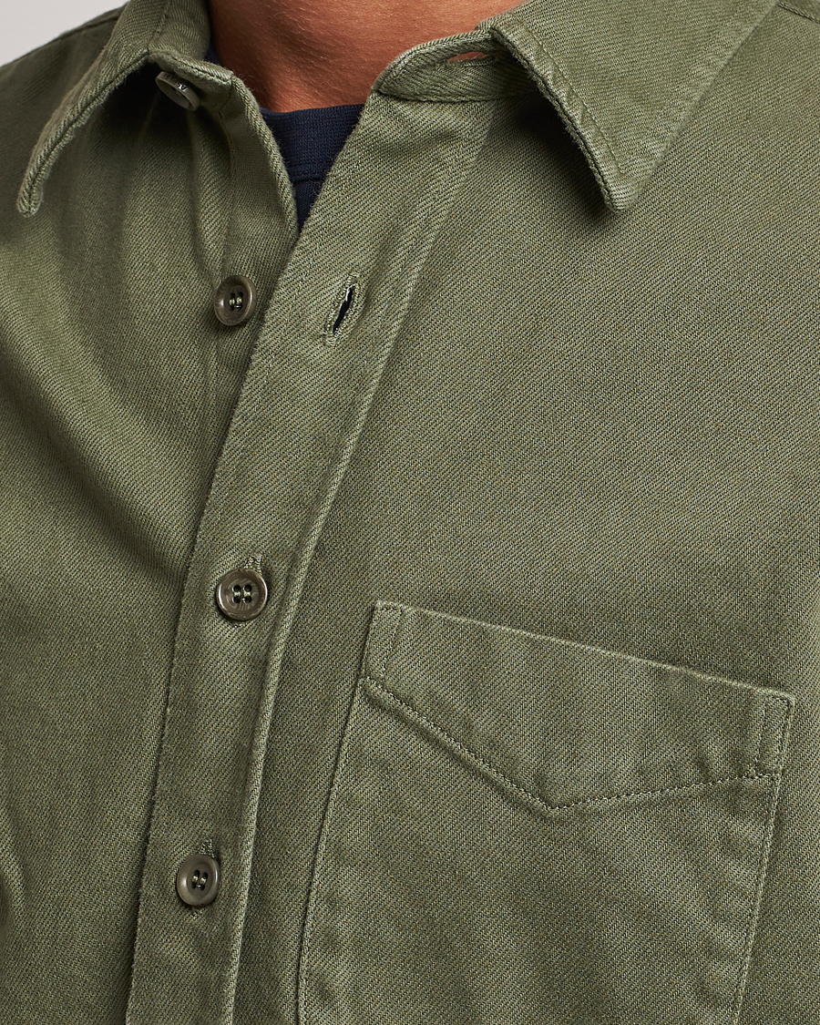 Herre | Skjorter | Aspesi | Cotton Utility Shirt Military