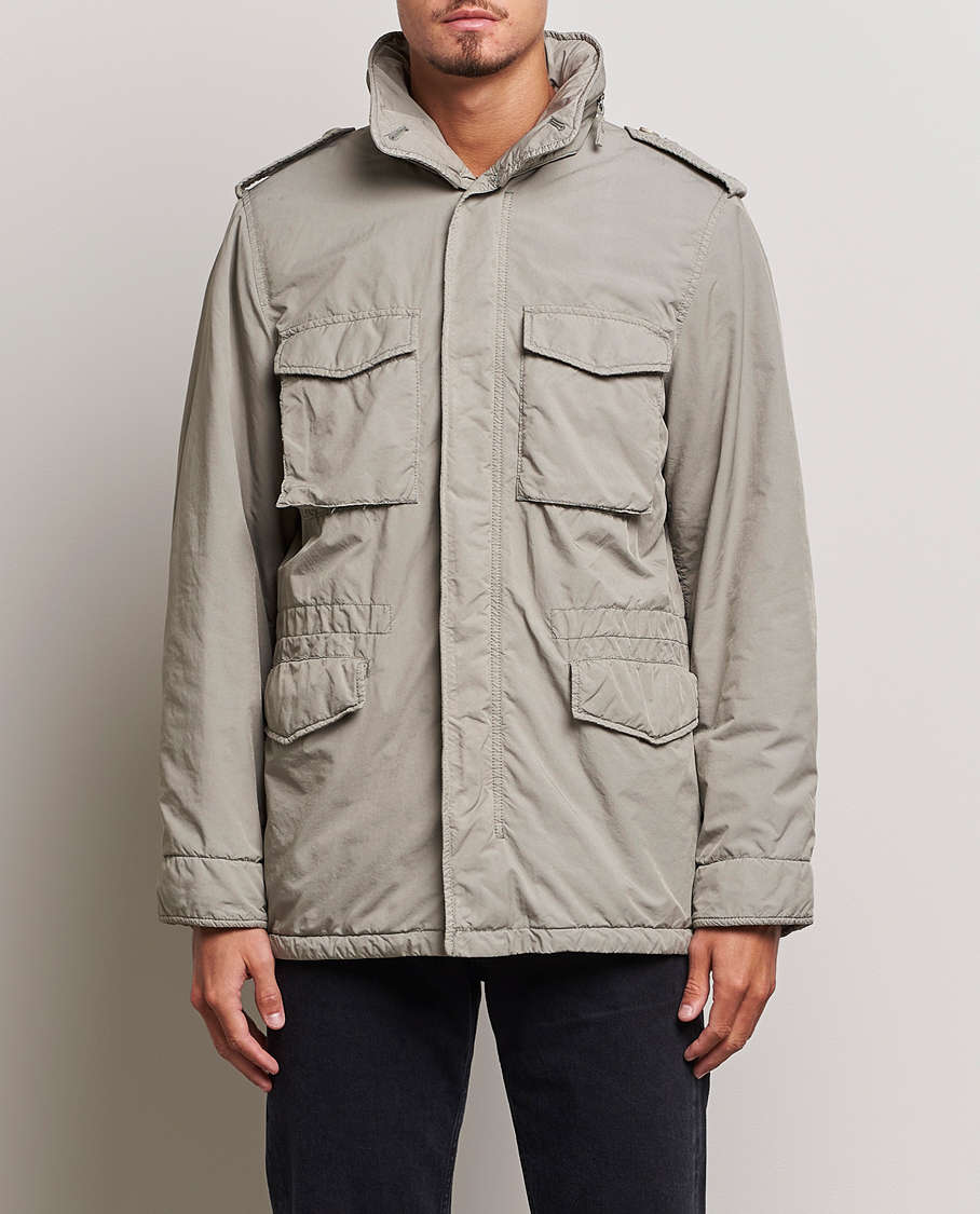 Herre | Jakker | Aspesi | Garment Dyed Field Jacket Sand