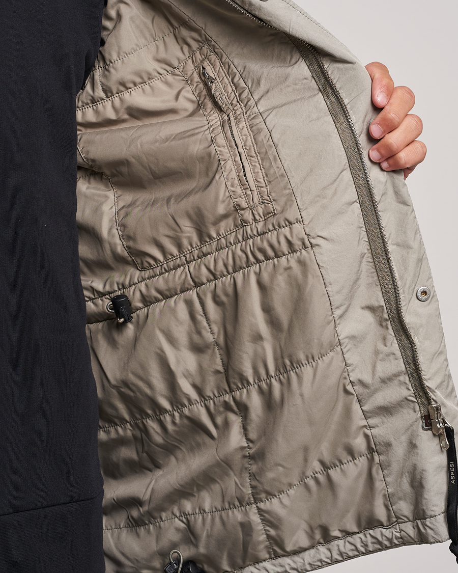 Herre | Jakker | Aspesi | Garment Dyed Field Jacket Sand