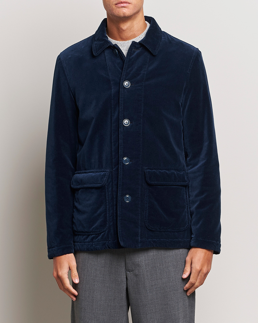 Herre | Jakker | Aspesi | Tadao Corduroy Jacket Navy