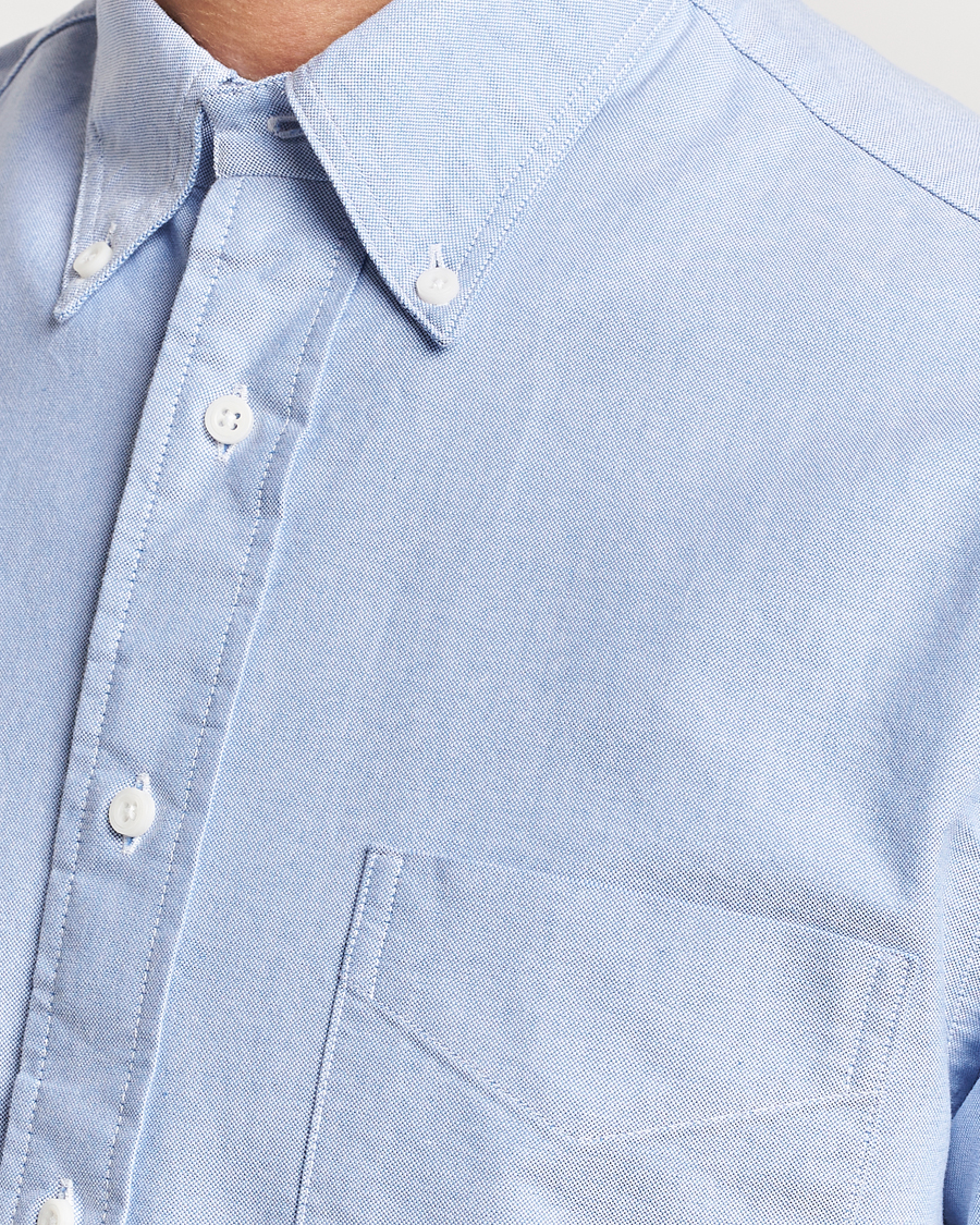 Herre | Skjorter | Gitman Vintage | Button Down Oxford Shirt Light Blue