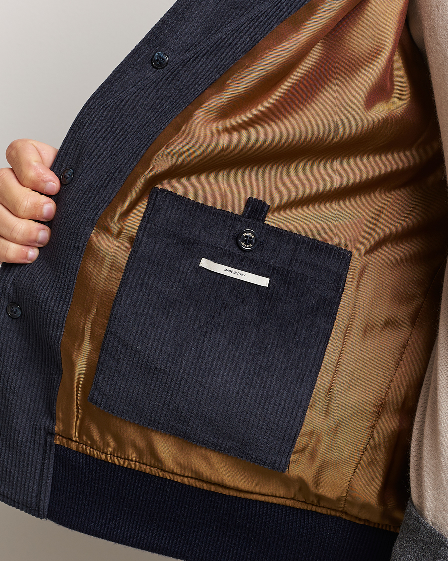 Herre | Jakker | Valstar | Corduroy Padded Valstarino Navy