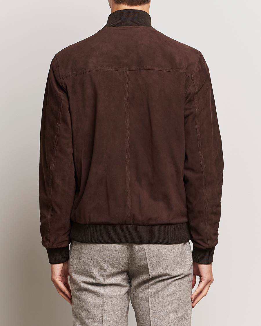 Herre | Jakker | Valstar | Valstarino Suede Jacket Dark Brown