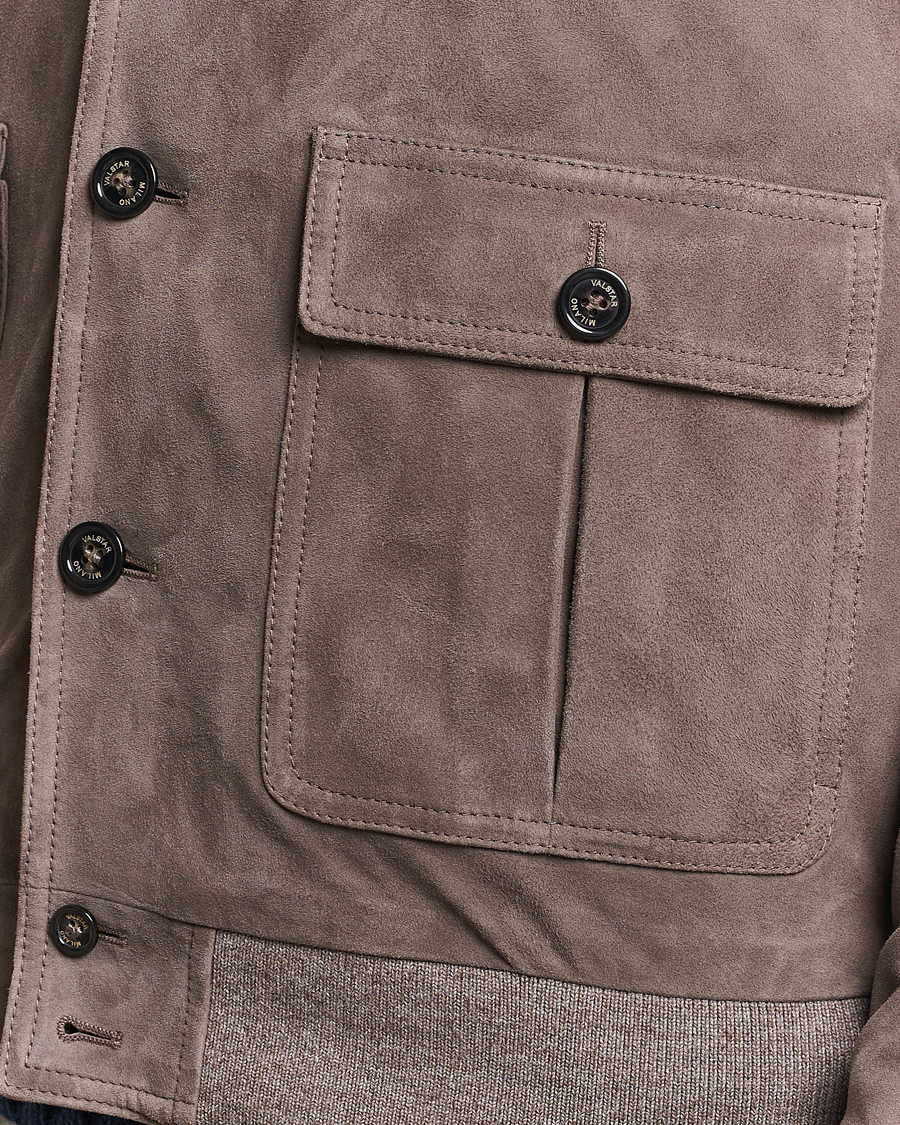 Herre | Jakker | Valstar | Valstarino Suede Jacket Stone