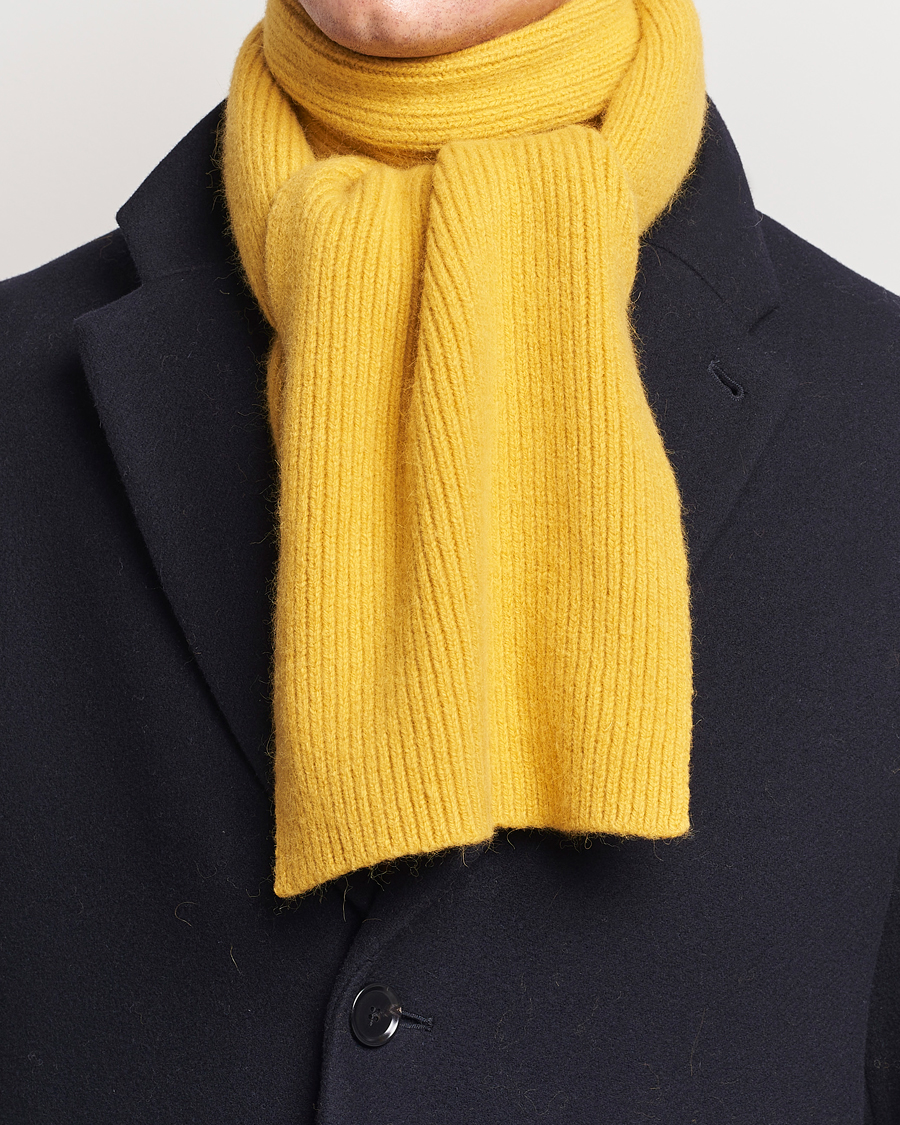 Herre |  | Le Bonnet | Lambswool/Caregora Scarf Mustard