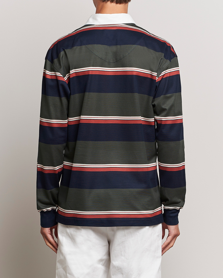 Herre | Trøjer | Eton | Striped Rugby Shirt Multi