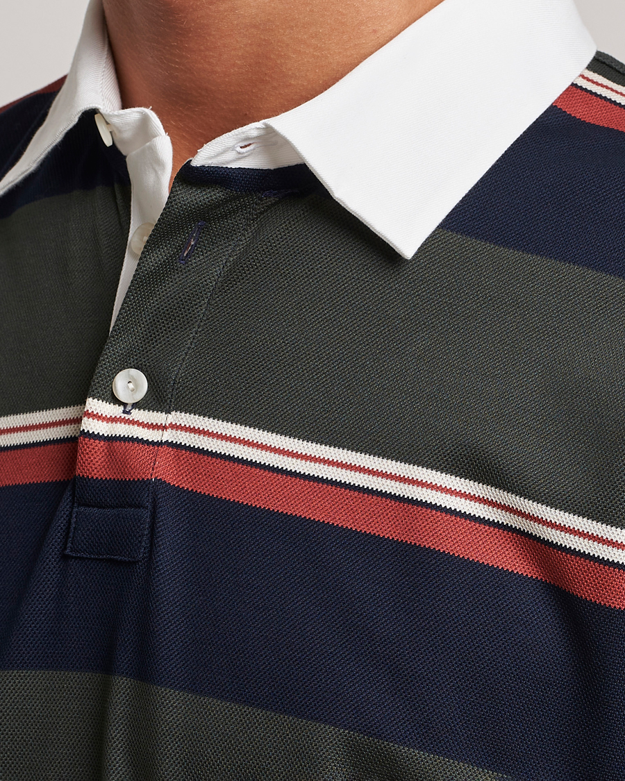 Herre | Trøjer | Eton | Striped Rugby Shirt Multi