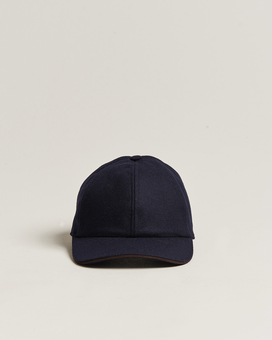 Herre | Eton Wool Baseball Cap Navy Blue | Eton | Wool Baseball Cap Navy Blue