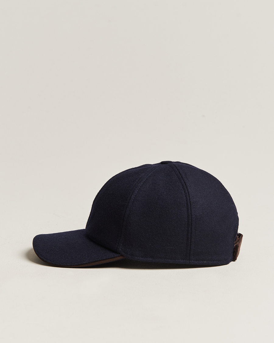 Herre | Eton Wool Baseball Cap Navy Blue | Eton | Wool Baseball Cap Navy Blue