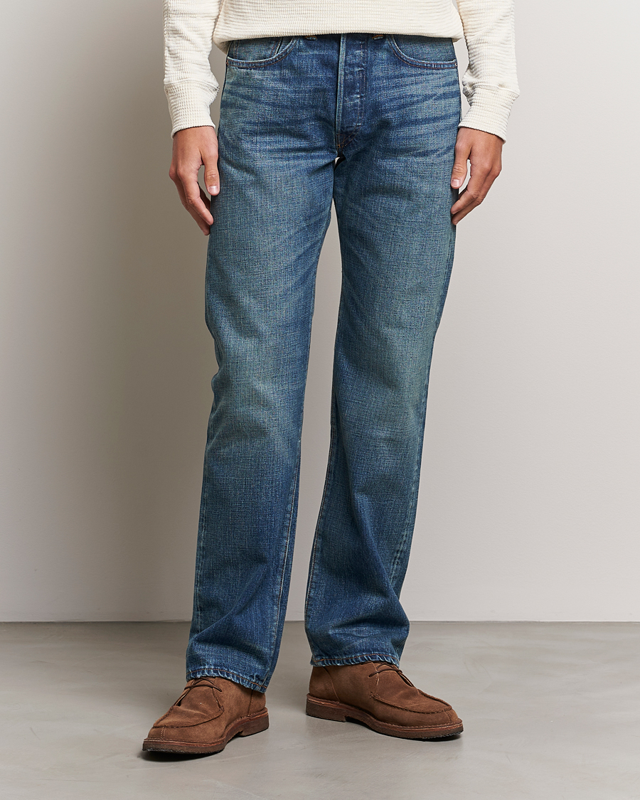 Herre | Jeans | RRL | Straight Fit 5-Pocket Denim Once Washed