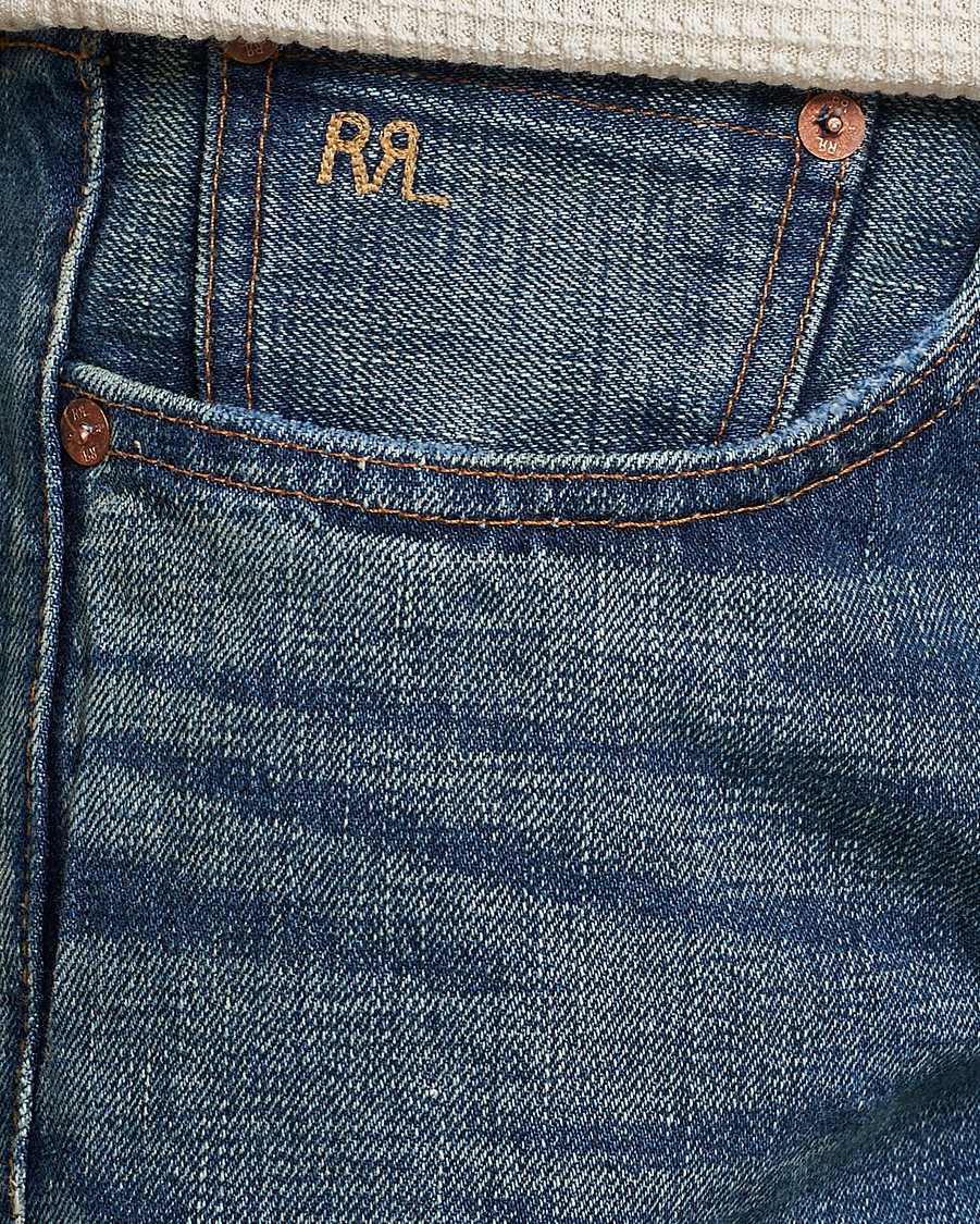 Herre | Jeans | RRL | Straight Fit 5-Pocket Denim Once Washed