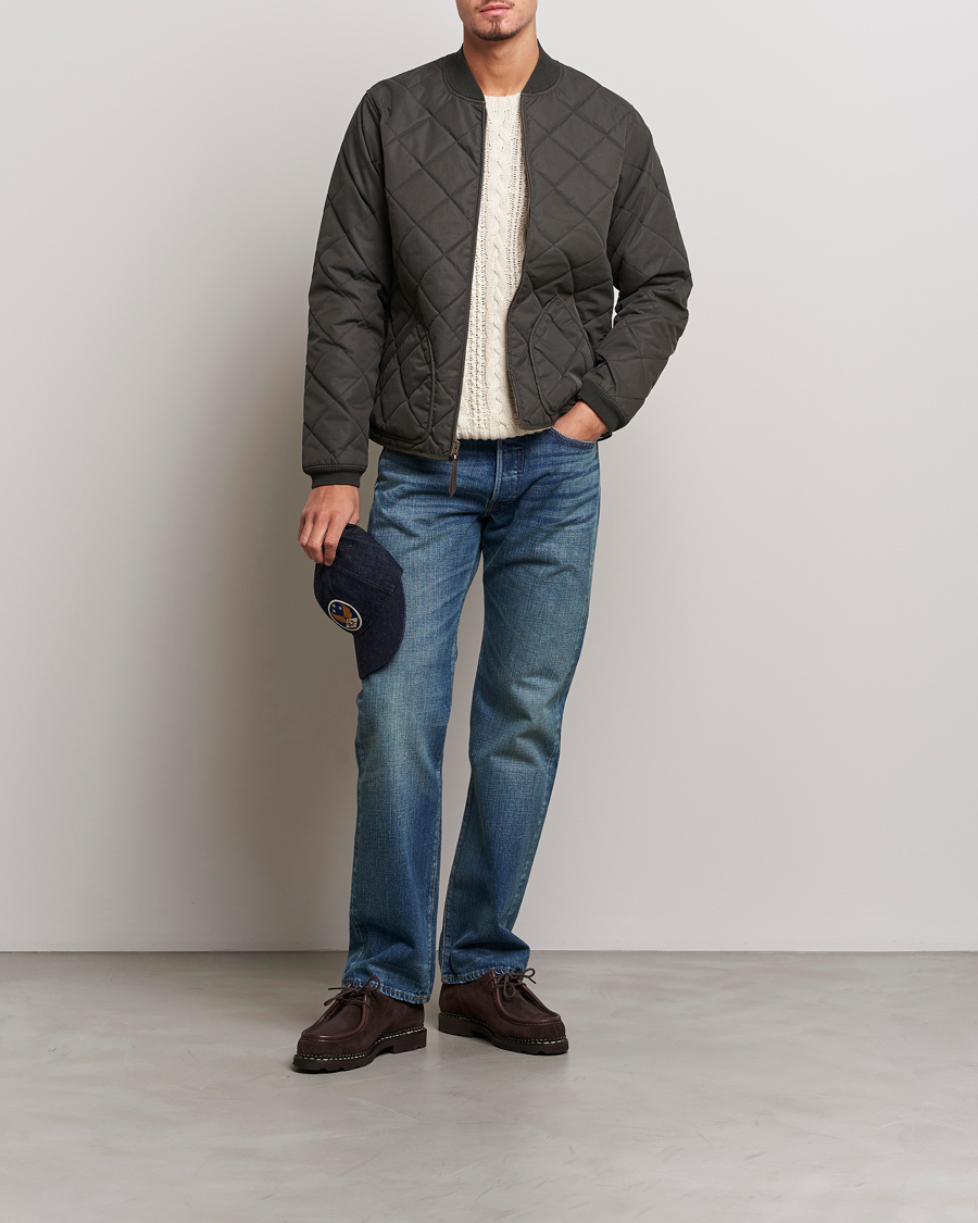 Herre | Jakker | RRL | Benton Quilted Bomber Vintage Black