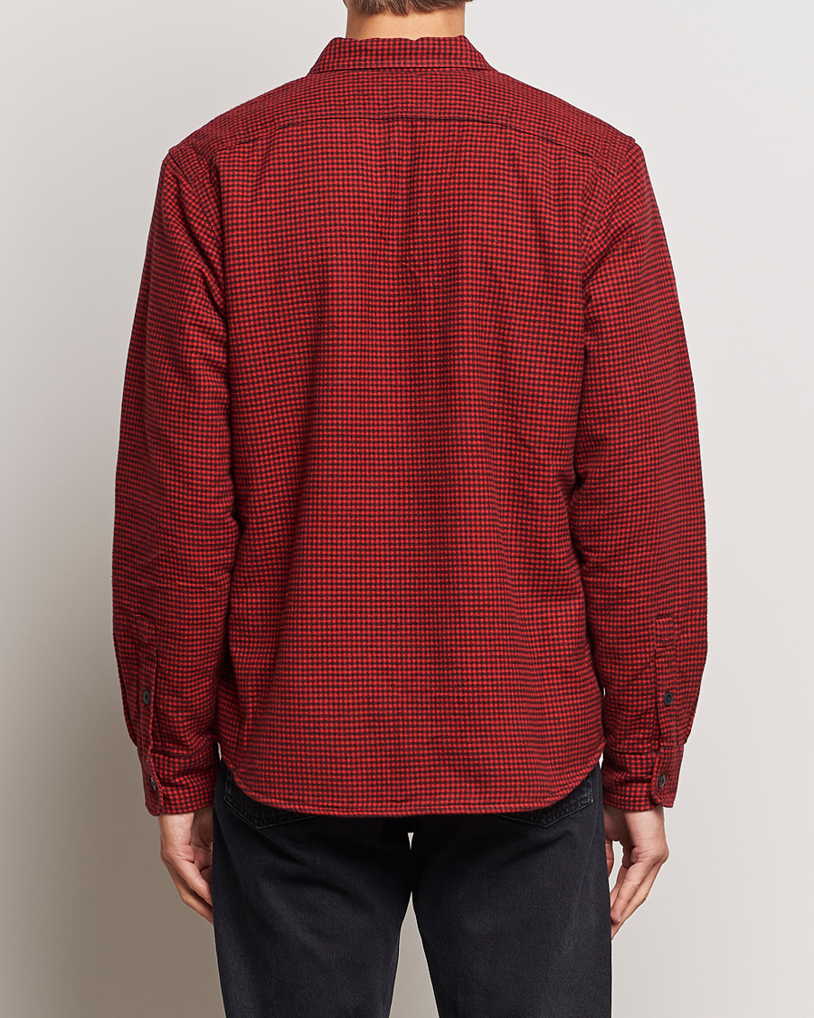 Herre | Jakker | RRL | Vermont Shearling Lined Shirt Jacket Red/Black