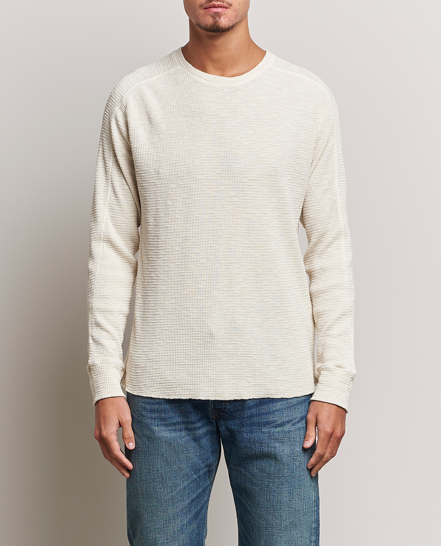 Herre | Trøjer | RRL | Long Sleeve Henley Paper White