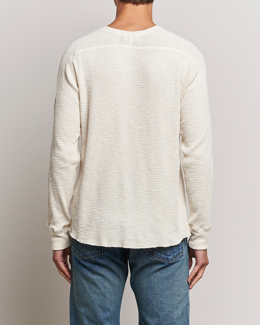 Herre | Trøjer | RRL | Long Sleeve Henley Paper White