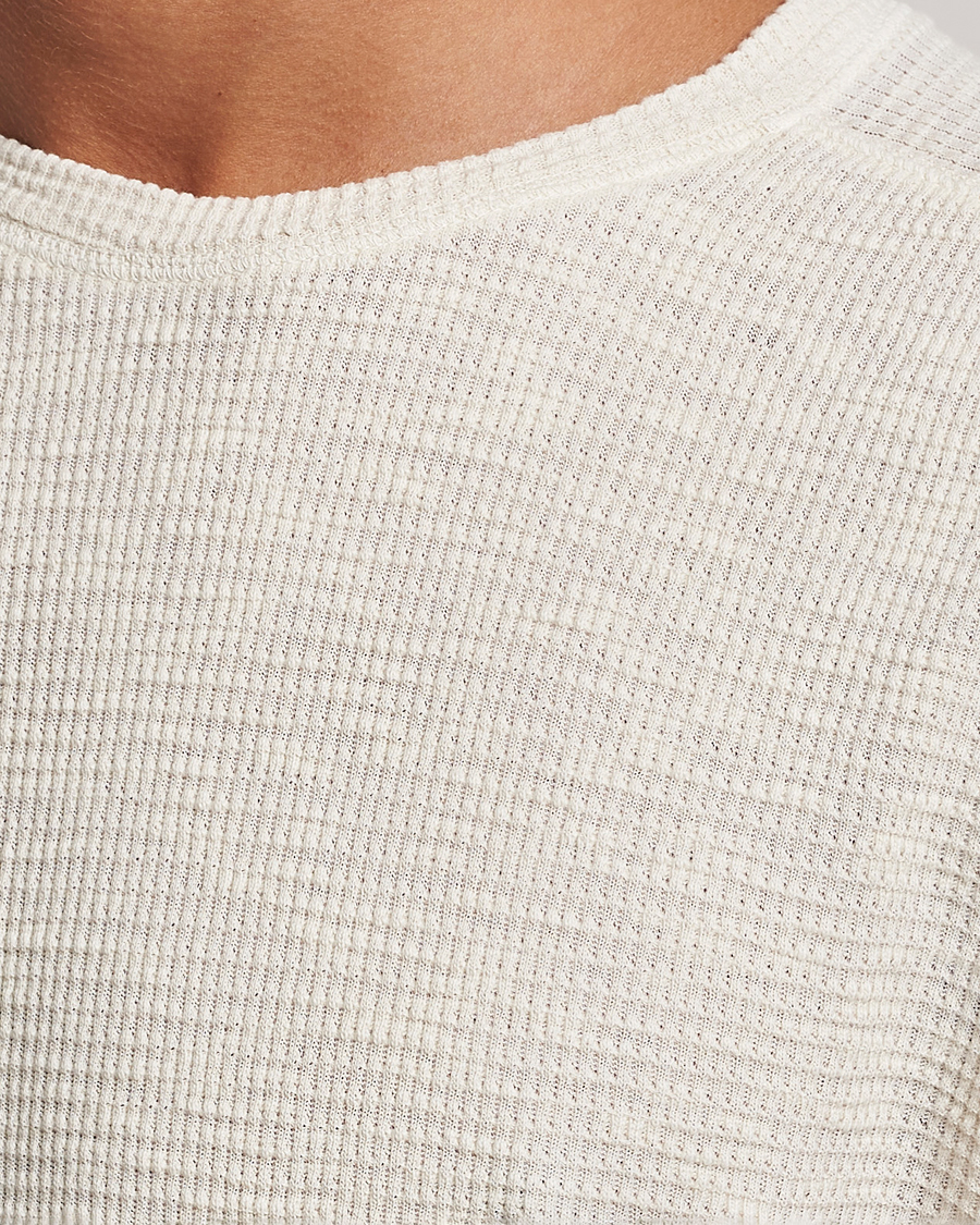 Herre | Trøjer | RRL | Long Sleeve Henley Paper White
