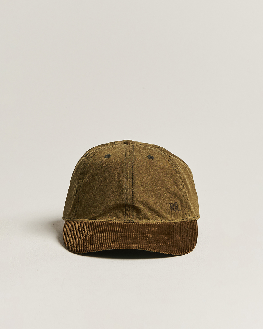 Forbigående Til ære for Håbefuld RRL Oil Cloth Ball Cap Explorer Olive - CareOfCarl.dk