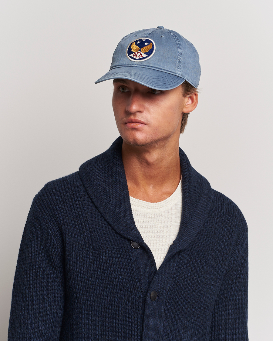 Herre | RRL | RRL | Garment Dyed Ball Cap Midnight Blue