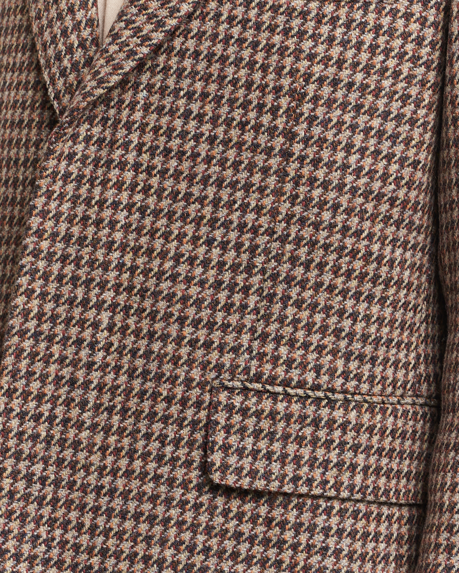 Herre | Blazere & jakker | Auralee | Houndstooth Wool Blazer Brown