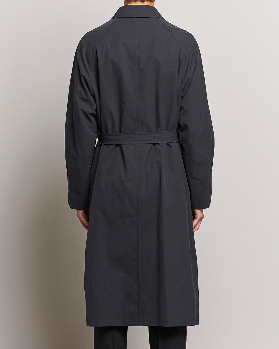 Hejse Bar dygtige Auralee Finx Gabardine Trench Coat Black - CareOfCarl.dk