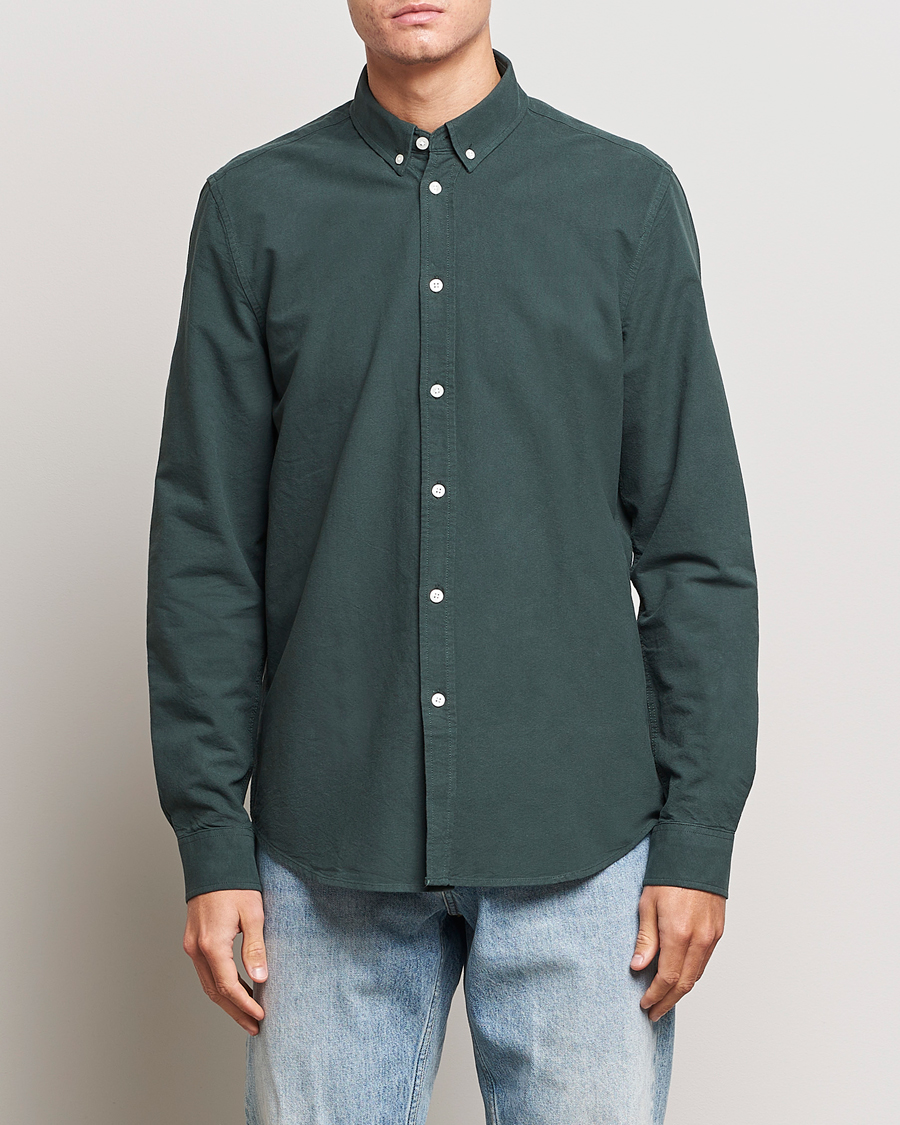 Herre | Samsøe Samsøe | Samsøe Samsøe | Liam Button Down Shirt  Darkest Spruce