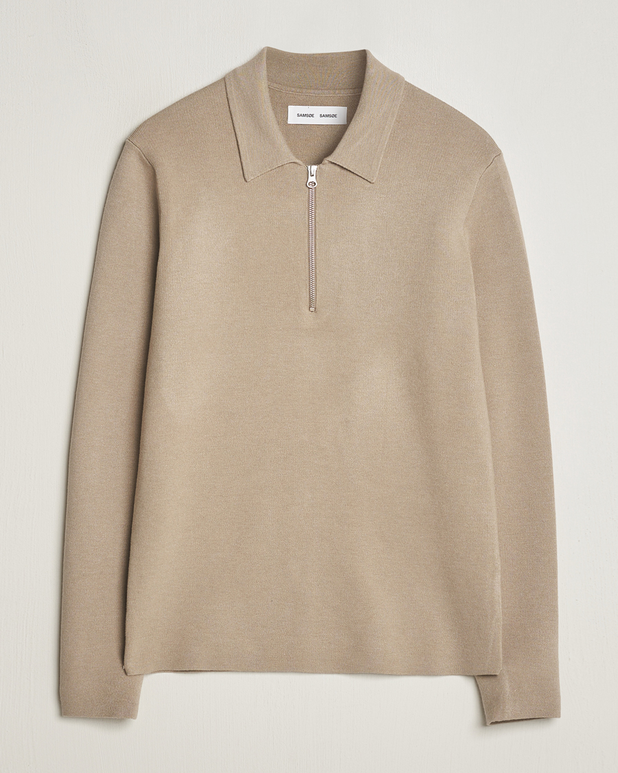 Herre |  | Samsøe Samsøe | Guna Half Zip Pure Cashmere