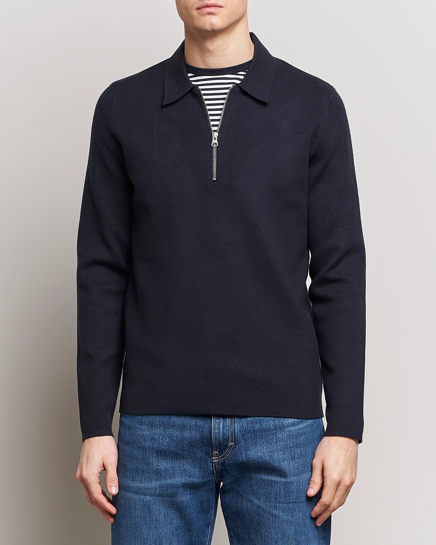 Herre |  | Samsøe Samsøe | Guna Half Zip Sky Captain