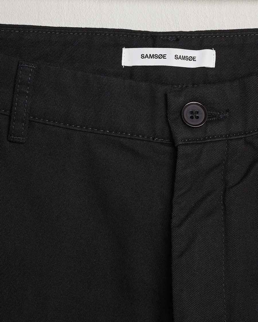 Herre | Bukser | Samsøe Samsøe | Johnny Cotton Trousers Black
