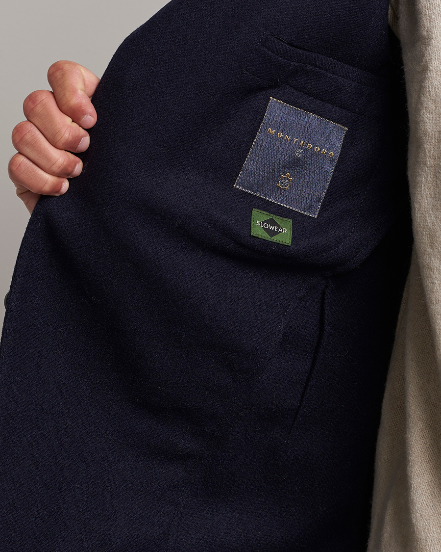 Herre | Blazere & jakker | Incotex | Montedoro Unconstructed Wool/Cashmere Blazer Navy
