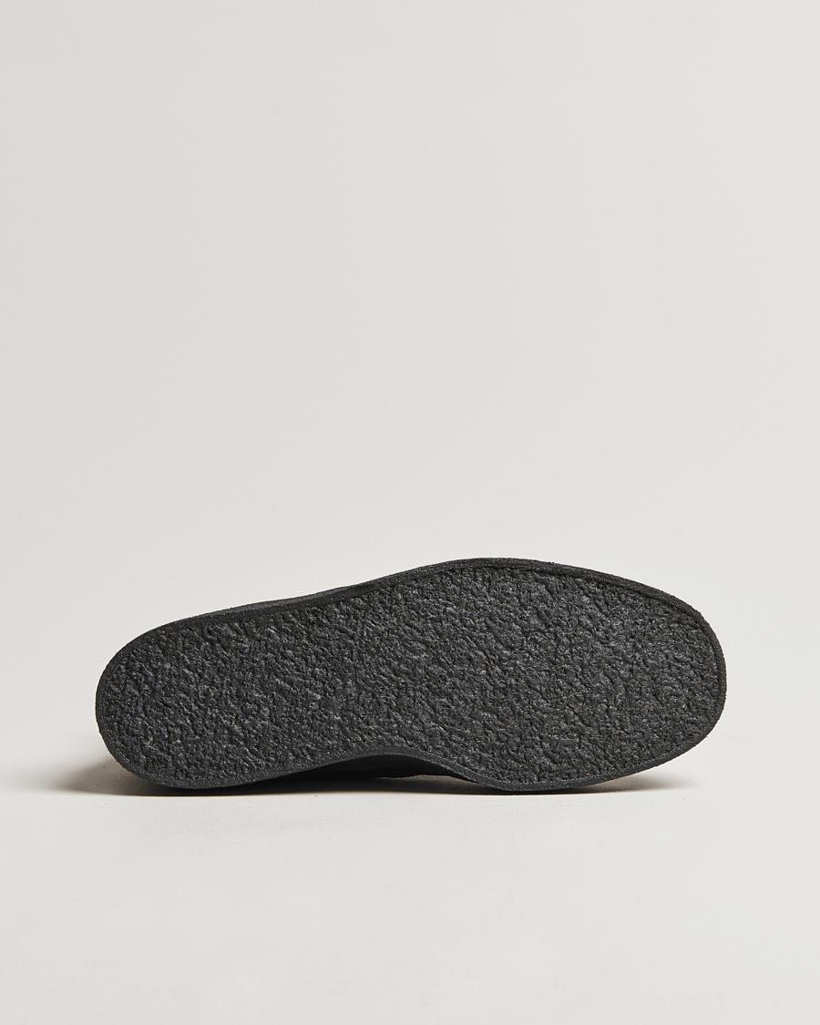 Herre | Støvler | Sanders | Sherling Lined Suede Curling Boot Black
