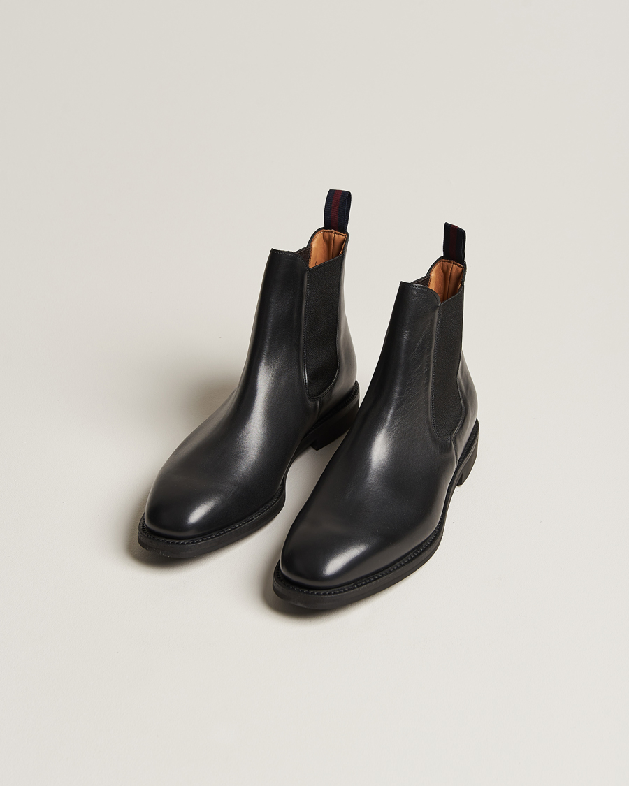 Herre | Sanders Liam Chelsea Boot Black Calf | Sanders | Liam Chelsea Boot Black Calf
