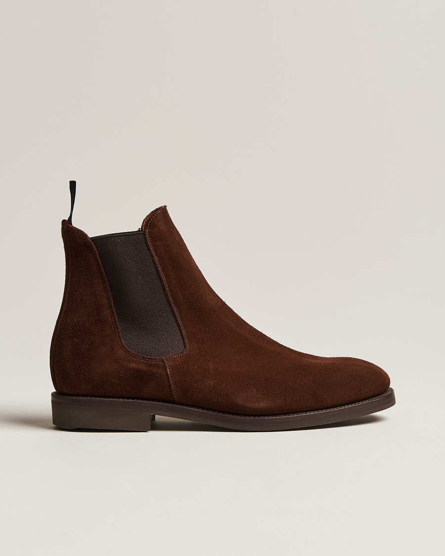 Herre | Sanders Liam Chelsea Boot Polo Snuff Suede | Sanders | Liam Chelsea Boot Polo Snuff Suede