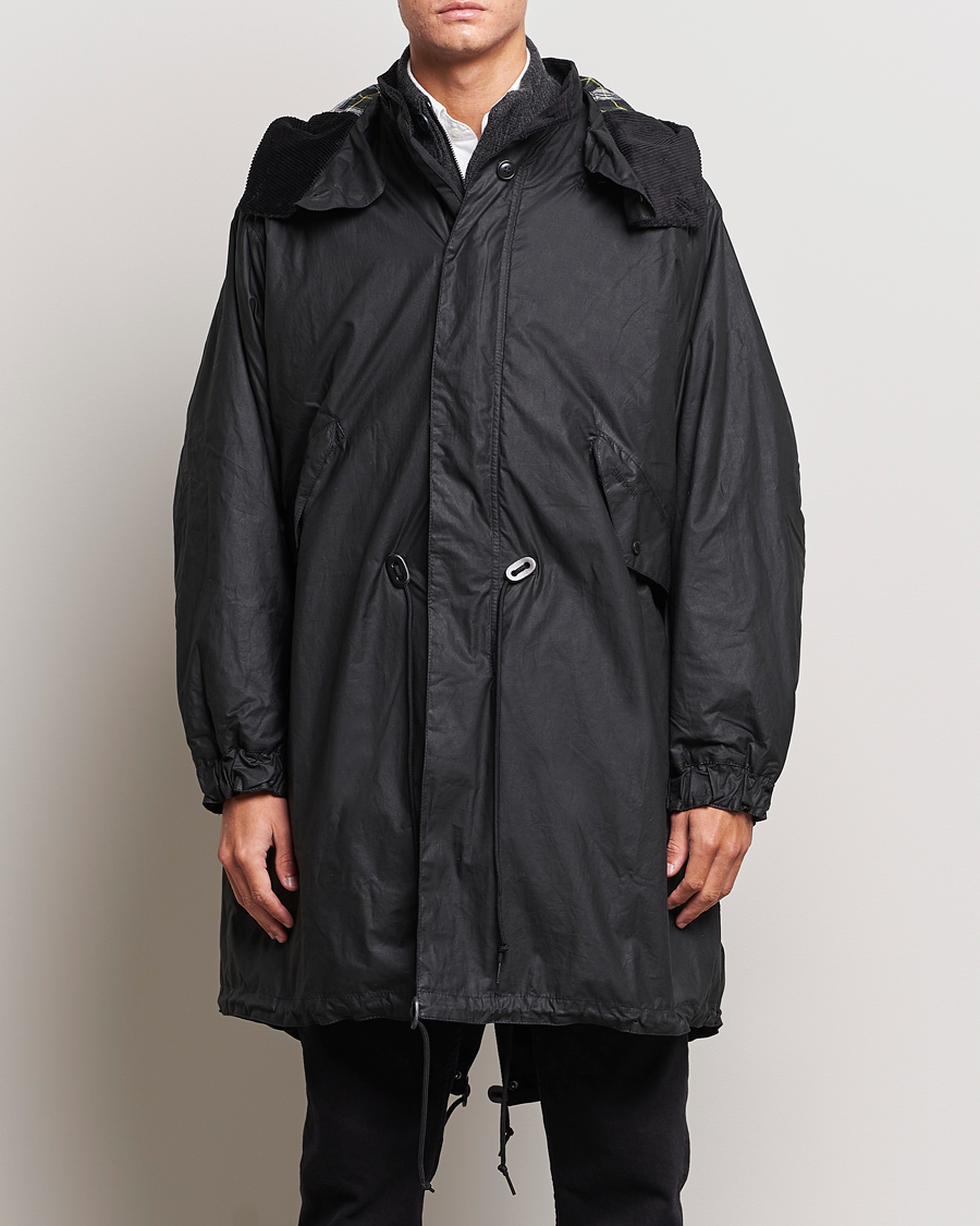 Herre | Jakker | Barbour Heritage | Torrent Waxed Parka Black