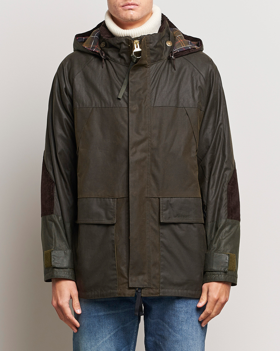 Herre |  | Barbour Heritage | Short Field Parka Olive