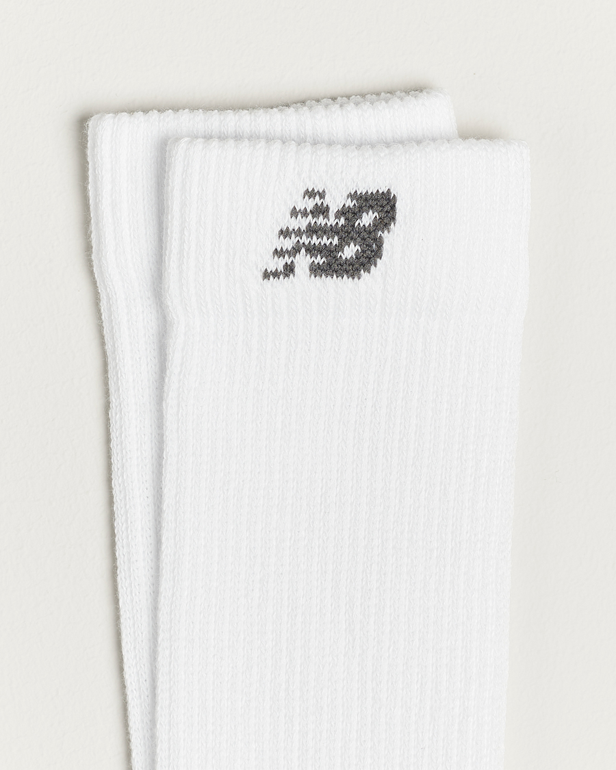 Herre |  | New Balance Running | 2-Pack Coolmax Crew Socks White