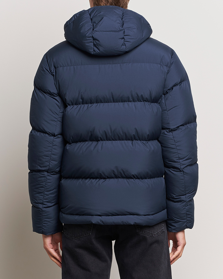 Herre | Jakker | Peak Performance | Rivel Down Hooded Jacket Blue Shadow